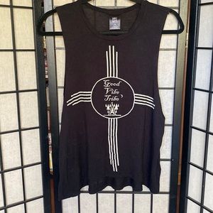 Neoclassics  Good Vibe Tribe Black muscle shirt | Sz XS
